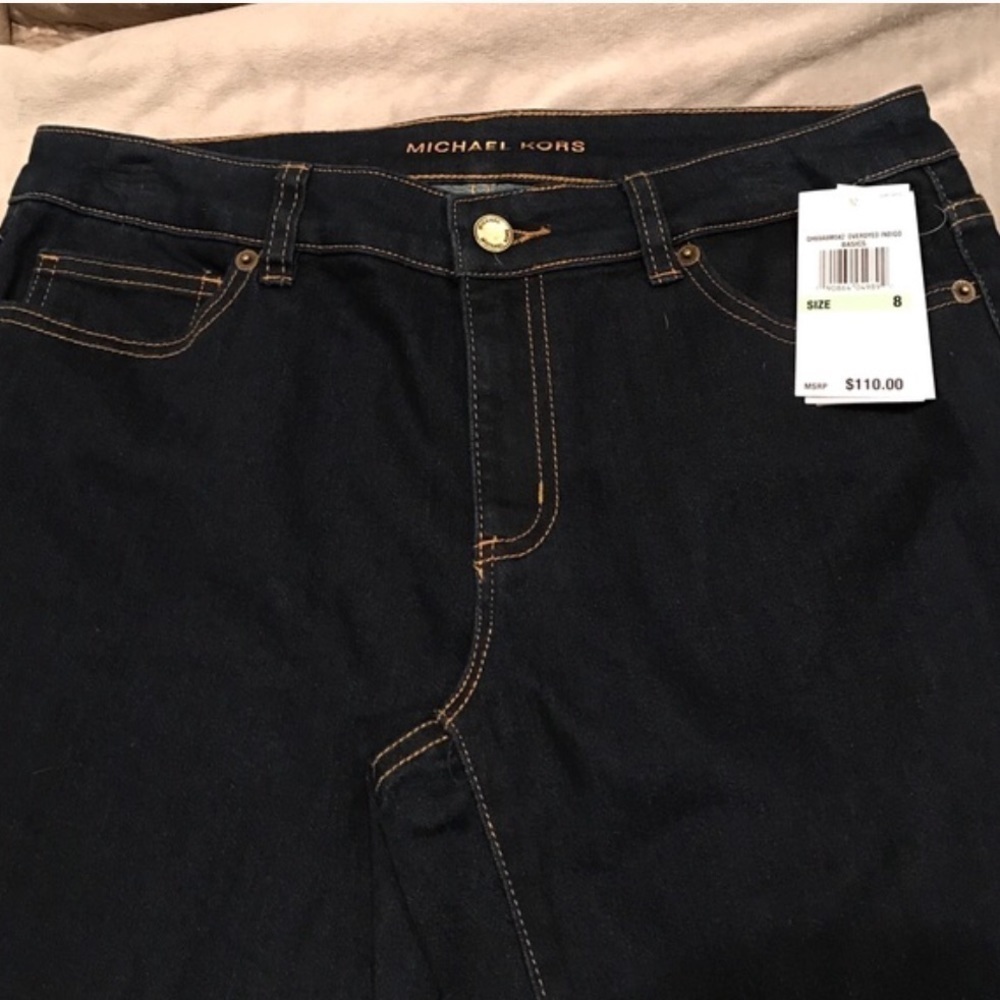 Michael by MK overdyed indigo skinny stretchy jean